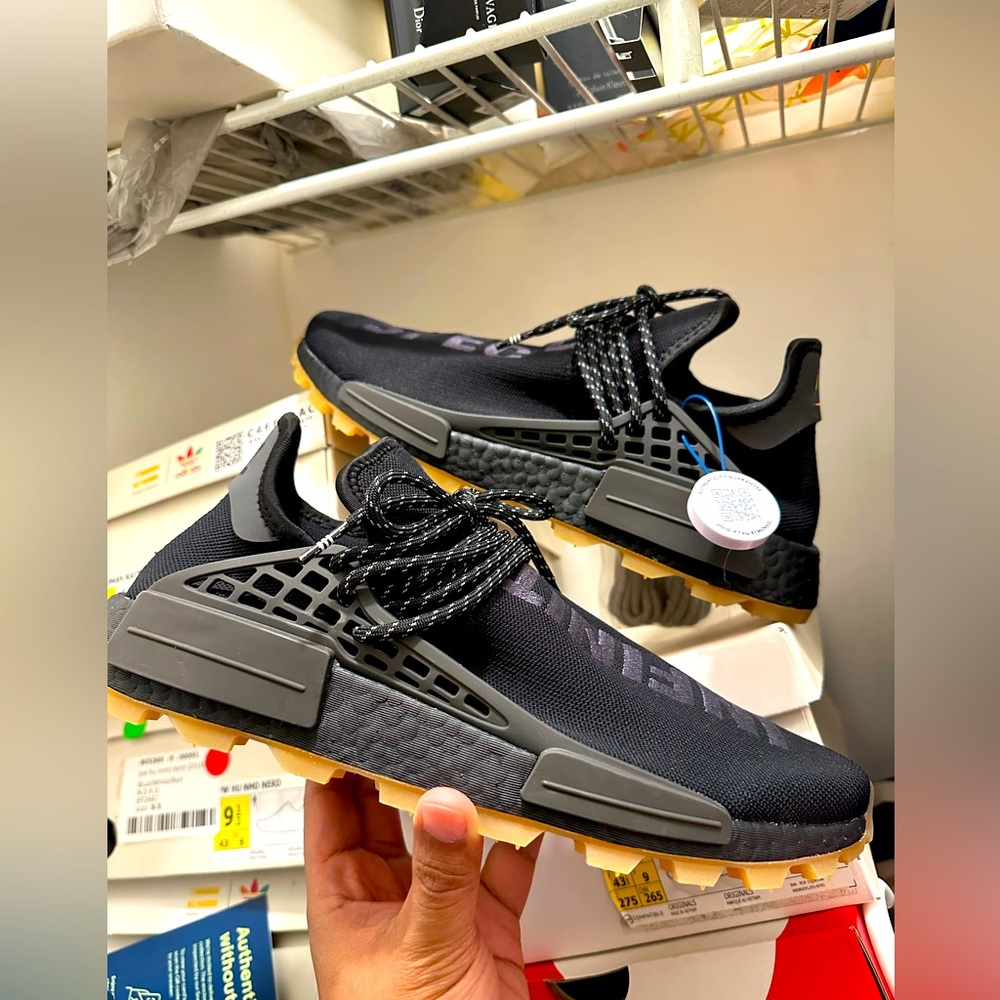 Adidas Pharrell Williams Human Race Trail NMD Infinite Species Black size 10